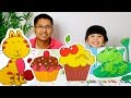 BÉ BÚN TÔ MÀU BỨC TRANH CON ẾCH ỘP VÀ BÁNH KEM – BỐ BÉ BÚN TÔ MÀU CON MÈO | CreativeKids