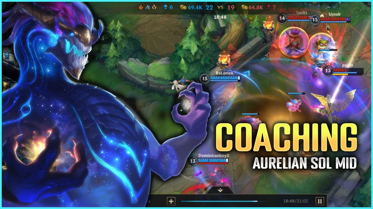 How To Roam [101] - Wild Rift Coaching - Aurelian Sol Mid - YouTube