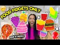 FOOD FIDGETS ONLY Fidget Toys Shopping!🍕🍟*fidget shopping challenge*