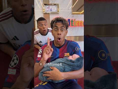 Yamal Found a Trick Mbappé Didn’t Think Of 😏🍼 #parody #football #yamal