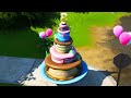 Dance in Front of Different Birthday Cakes! Fortnite 3rd Birthday Challenges