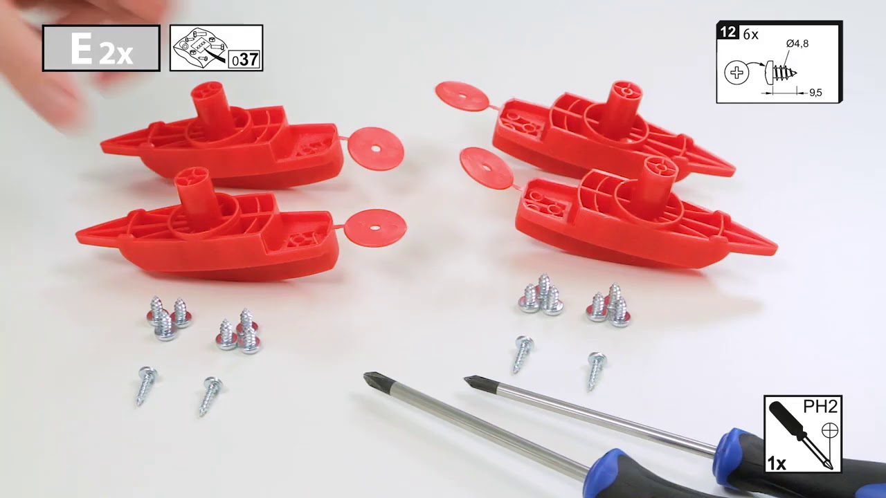 Видео сборки теннисного стола Sponeta S1-42e (S1-43e)