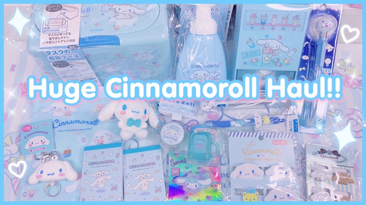 Huge Kawaii Sanrio Cinnamoroll Shopping Haul!! 