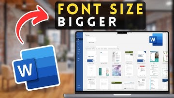 How to Make a Font Size Bigger in Microsoft Word | MS Word Tutorial (2025)