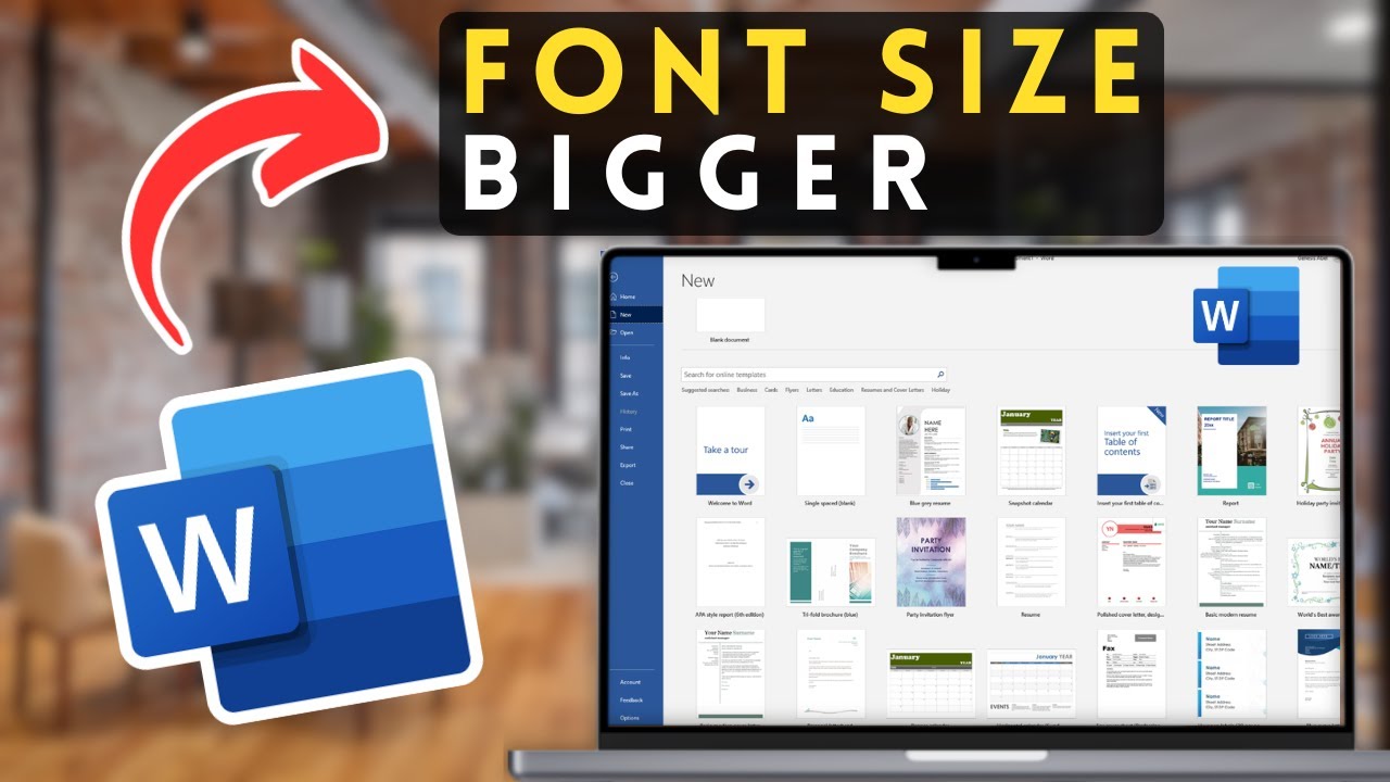 How to Make a Font Size Bigger in Microsoft Word | MS Word Tutorial ...