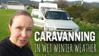 Caravan / Trailer OffGrid in New Zealand Winter | Coromandel Town