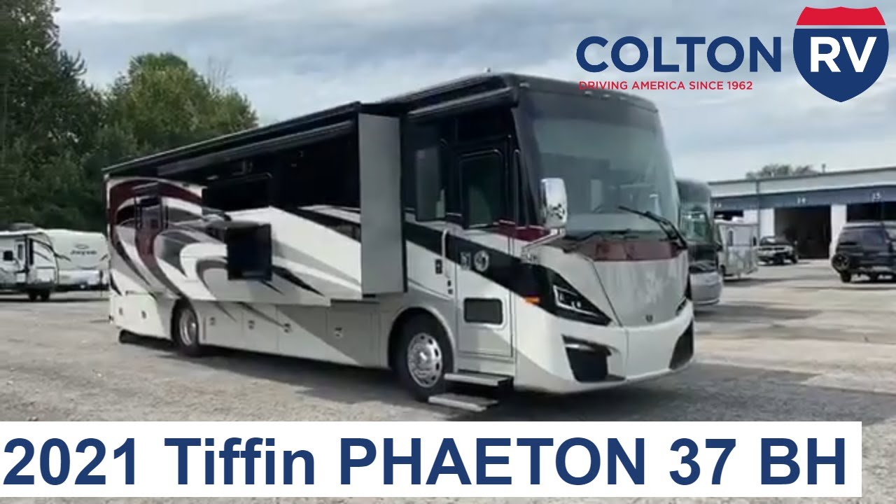 Quick Look 2021 Tiffin Phaeton 37 Bh Class A Diesel Motorhome Youtube 2022 Tiffen Phaeton Review