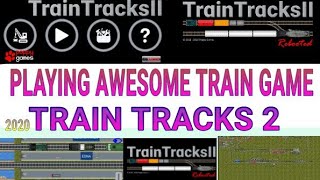 PLAYING AWESOME TRAIN GAME  TRAIN TRACKS 2 screenshot 5