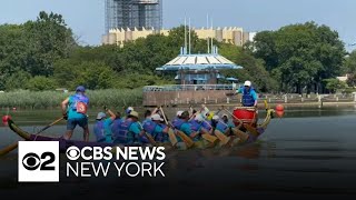 35th Annual Hong Kong Dragon Boat Festival held in Queens