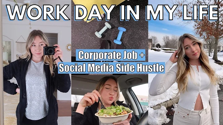 Work Day in my Life: post-grad in New Jersey || Corporate Job + Content Creation on the side