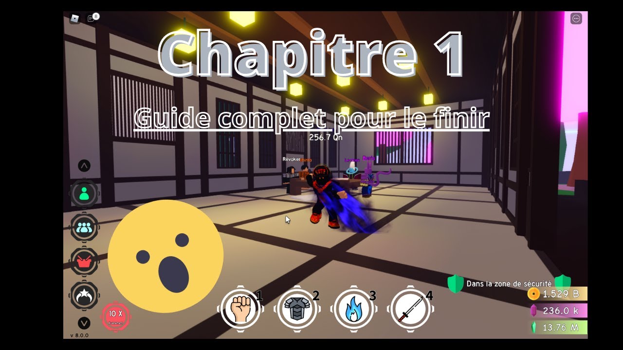 Guide complet et détailler du chapitre 1 sur anime fighting simulator