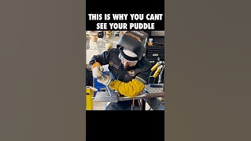 This is why you can’t see your puddle while stick welding