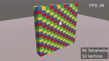 Real-Time Fracture in Unity - Demo Video - COMP559 McGill University Winter 2023