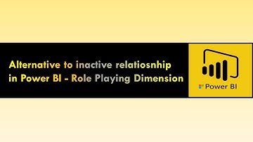 Alternative to inactive relationship in Power BI - Role Playing Dimension
