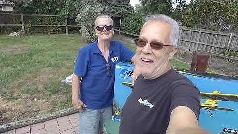 E-Flite Super Timber (Un-Boxed) with Crash Test Boyz Mike and Skip