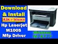 How to install hp laserjet m1005 mfp in windows 7,8.1,10 | Hp printer M1005 | Nz Services