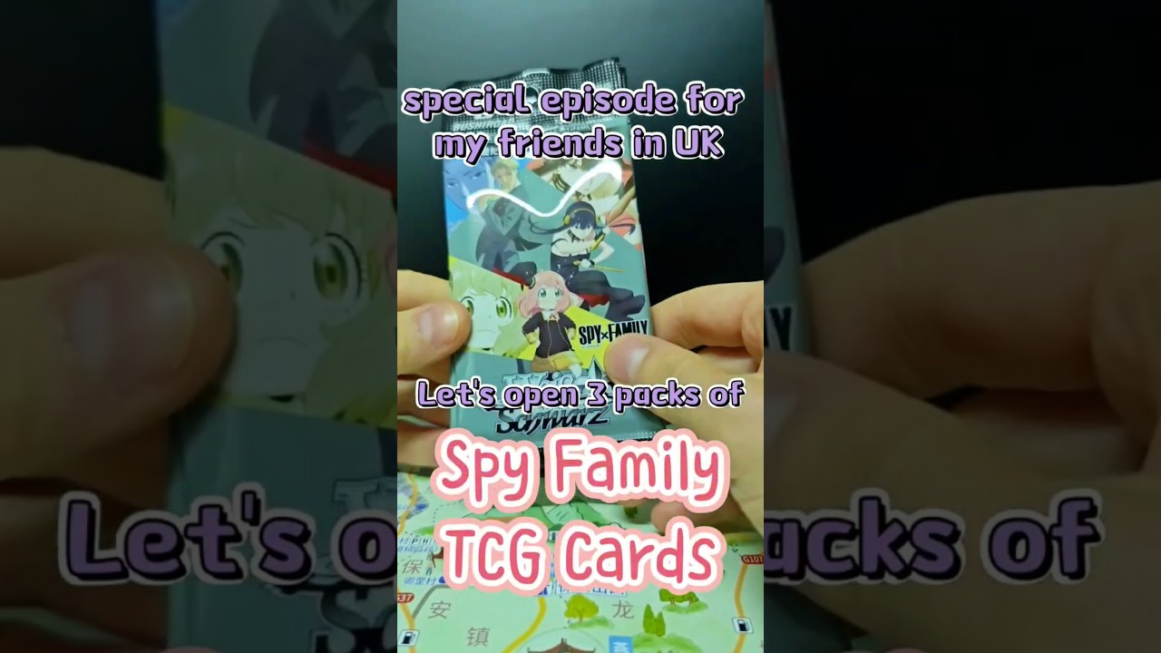 Any rare here? Ep.15 - 3 packs of Spy X Family Card ~Anya~ #spyxfamily #cardopening #Japan