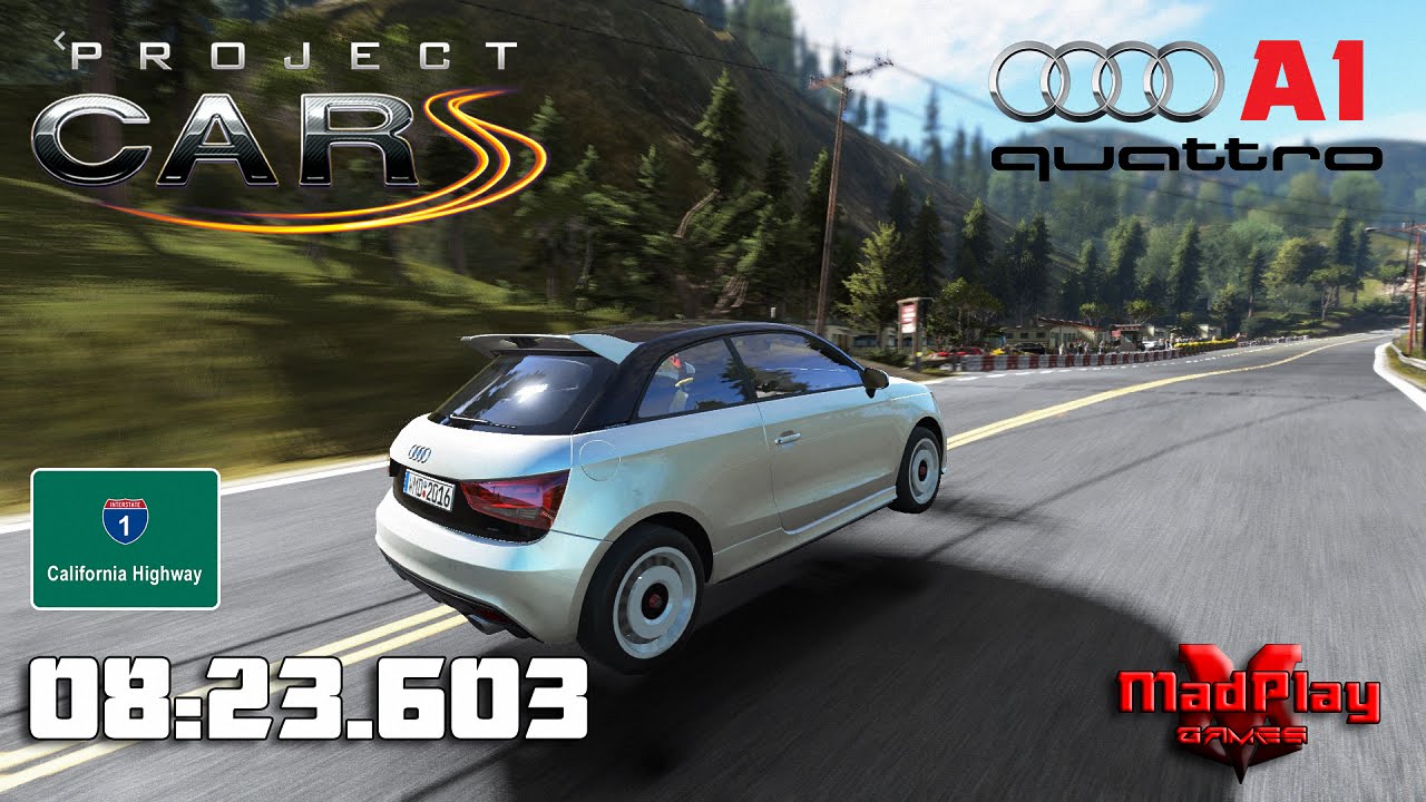 PROJECT CARS | AUDI A1 - CALIFORNIA HIGHWAY FULL [