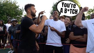 Real Sh*t Talkers At The Park Got IN MY FACE & Called ME OUT! (Mic'd Up 5v5)