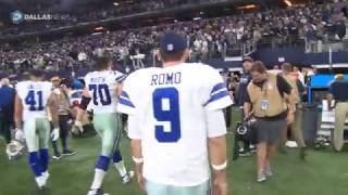 Celebrity QB Tony Romo walks off the field one last time as a Cowboy Profile