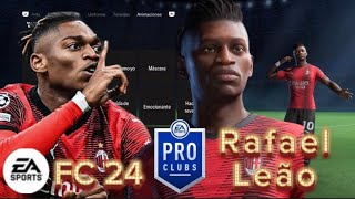 Rafael Leão EA FC 24/Pro Clubs Face Creation(Fifa 24)(Clubes Pro)(Lookalike)