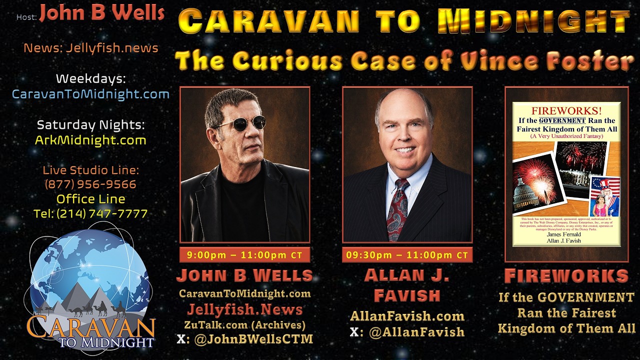 The Curious Case of Vince Foster - John B. Wells LIVE