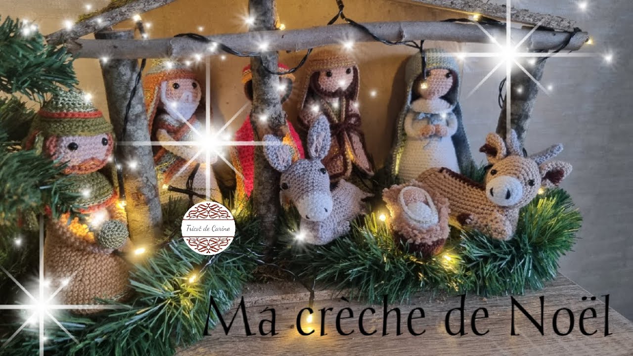 creche de noel au crochet