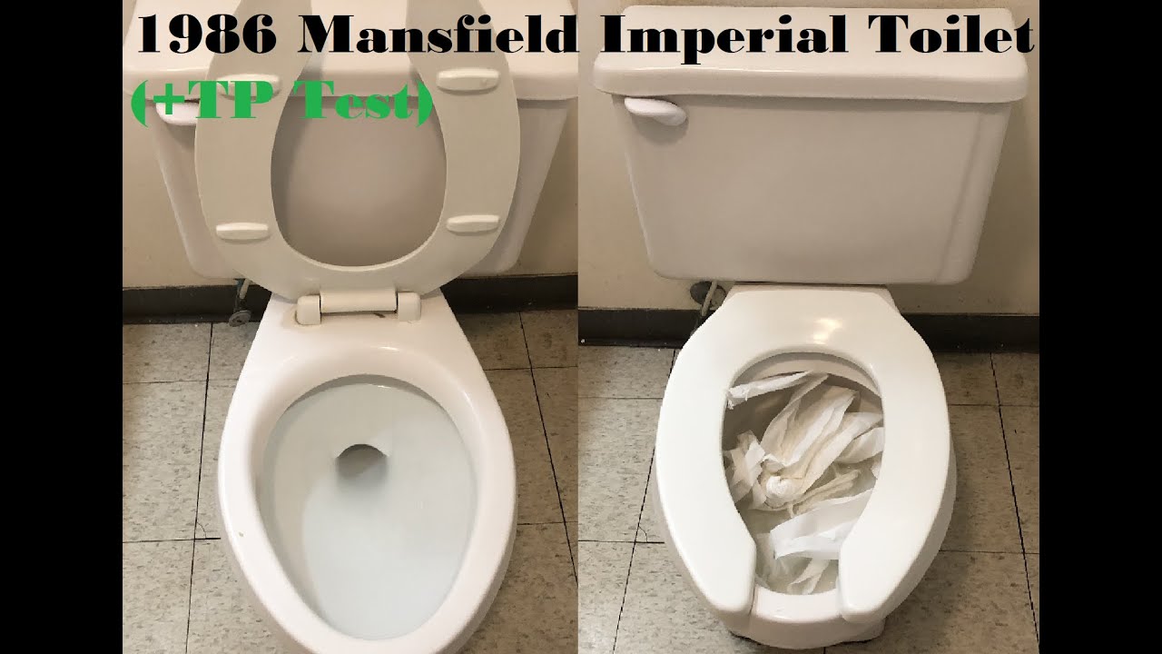 Standard Height 1986 Mansfield Imperial toilet reshoot (+ 40 ft test