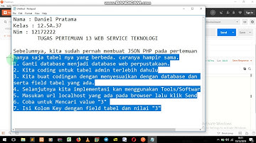 Tugas Pertemuan 13 Teknologi Web Service E-LEARNING UBSI JSON (admin,anggota,buku)