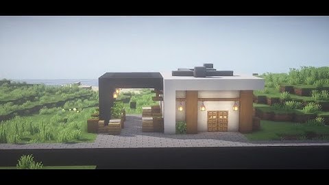 Modern Cafe (Minecraft tutorial)