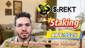 🚀 Too Good! Staked REKT & Earned $500+ a Day – Zero Risk, 900%+ APY! Every Crypto Trader’s Dream!