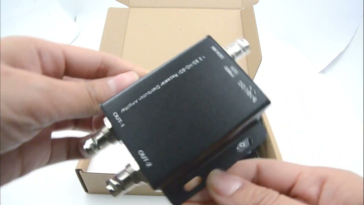 270Mbps 1.485Gbps SDI Extender SD / HD SDI / 3GSDI Repeater AC Coupling