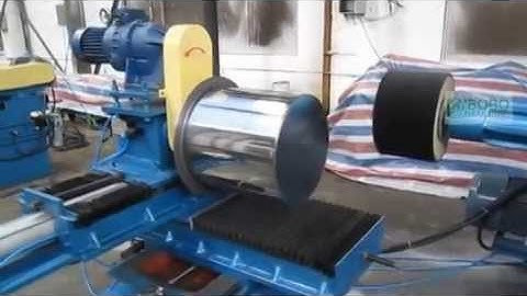 Automatic polishing machine for stainless steel utensil