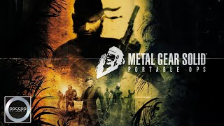 Metal Gear Solid - Portable Ops 4K60fps (Full Game / All Missions) [Longplay - No Commentary] [PSP]