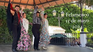 Flamenco en Mijas Pueblo 15 Mayo 2024, Spain,Malaga