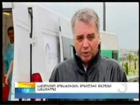 ბათუმის ბულვარში მობილური ამბულატორია განთავსდა