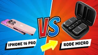 RODE Wireless Micro vs iPhone 16 Pro Max!! Comparisons and Reviews!!