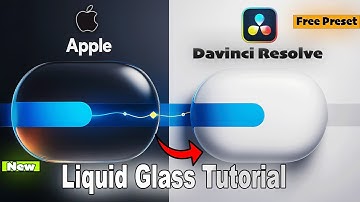 Apple’s Secret Liquid Glass Effect.. FREE DaVinci Resolve Preset
