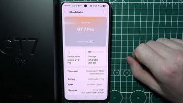 Realme GT 7 Pro - How to Check RAM Memory