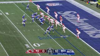 CHIEFS DEFENSE GETS AN INT TO SAVE A TD!