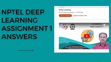 NPTEL Deep learning Assignment 1 answers January 2023