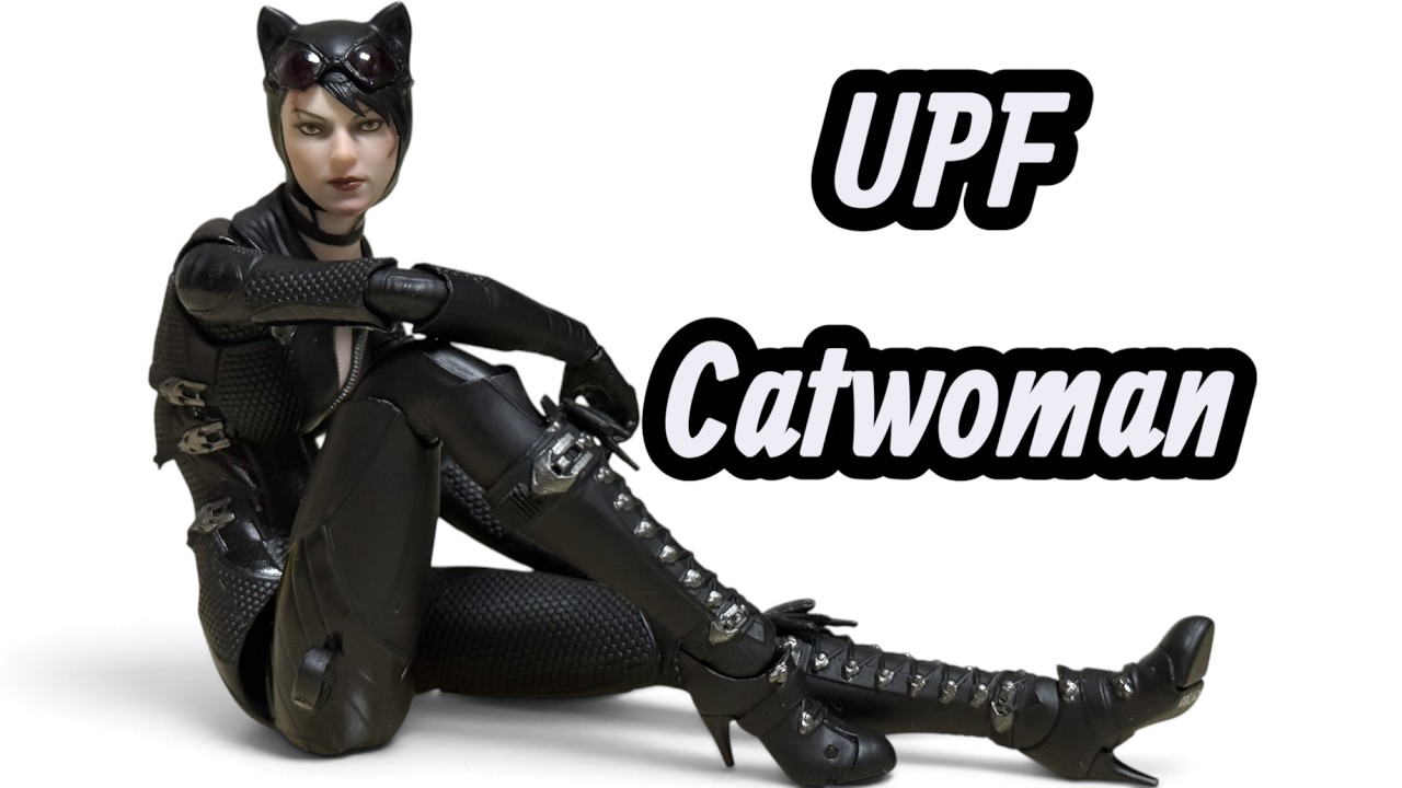UPF/LPZZ Arkham Knight Catwoman Action Figure Review - YouTube