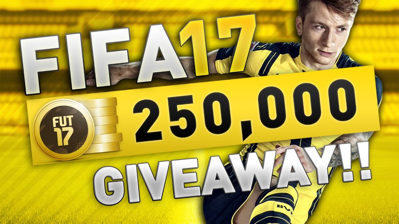 FIFA 17 - 250K COINS GIVEAWAY! (XBOX ONE)