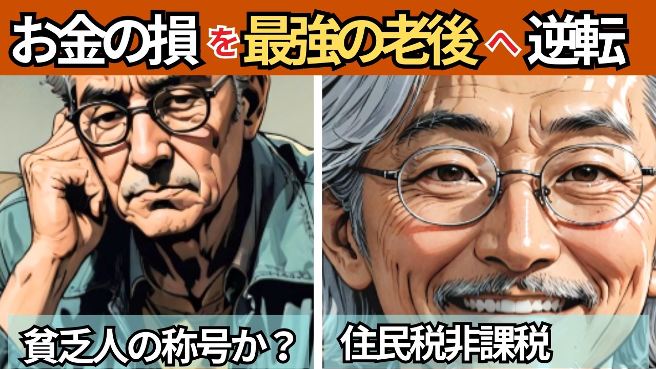 【漫画】年金繰上げ受給を選んだ60歳…「お金の損」を「人生の得」へ一最強の非課税世帯戦略【老後不安・孤独・音声ドラマ】