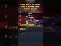 RANKING THE BEST GET YOUR MONEY ANIMATIONS #anime #fypシ゚viral #youtubeshorts