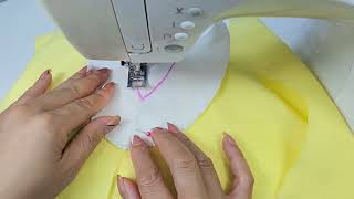 I tried these sewing tips and tricks for an unexpectedly easy collar