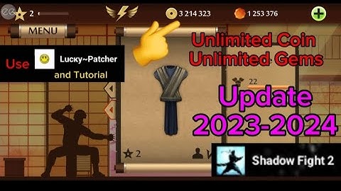 Shadow Fight 2 Update 2023-2024 Unlimited Money 💰 Unlimited coins 🪙 Used Lucky Patcher