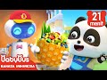 Robot Popcorn Menjual Popcorn yang Manis | Lagu Popcorn Anak | Lagu Anak | BabyBus Bahasa Indonesia