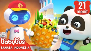 Robot Popcorn Menjual Popcorn yang Manis | Lagu Popcorn Anak | Lagu Anak | BabyBus Bahasa Indonesia