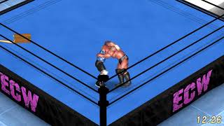 GTAsoldier's FireProWorld Fantasy Matches - Brock Lesnar (WWE) vs. Mikey Whipwreck (ECW)